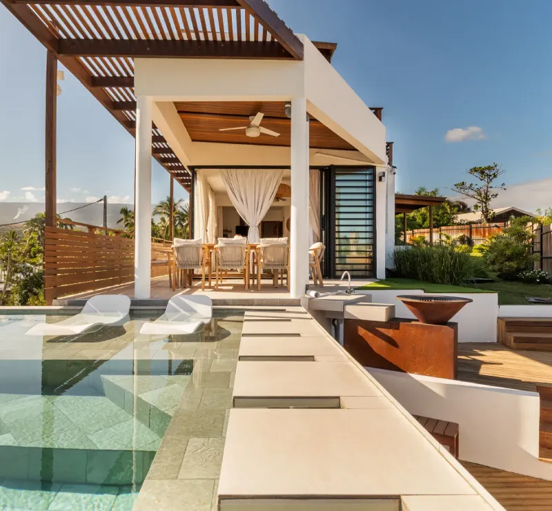 location villa reunion piscine
